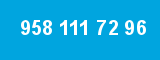 958 111 72 96